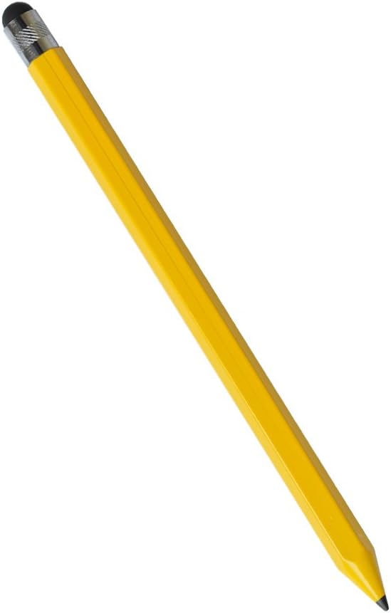 CocoFang 3 IN 1 Multifunctional Pencil Shape Stylus Touch Screen Stylus with Resistance Capacity Pencil Function For iPhone iPad Samsung Tablet Phone PC (1pcs yellow)