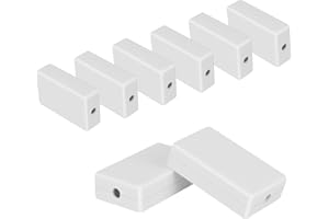 HoHaing Project Box 8 Pieces Electrical Box Small Junction Box ABS Plastic Enclosure Power Electronic Case White 2.36" x 1.42" x 0.67"(60 x 36 x 17mm)
