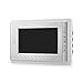 AMOCAM 7 Inch Color LCD Screen 4-Wires Wired Monitor for Video Intercom Doorbell System, Support Monitoring, Unlock, Dual Way Door Intercom