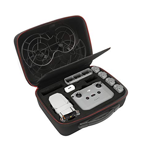 Okima-Tragetasche-fuer-DJI-Mini-2-wasserdichte-tragbare-Hartschalen-Reisetasche-Passend-fuer-DJI-Mini-2-Quad-Copter-Drohne-4X-Batterien-Fernbedienung-Ladestation-Propeller-und-anderes-Zubehoer