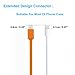 【Only Micro Support Sync Data】Chafon Upgraded 6 in 1 Multi Charger Cable with USB C/8 Pin Lightning /Micro USB/ Mini USB Ports for iPhone 7Plus,7,iPad,Nexus 6P Type C Devices and More-Orange