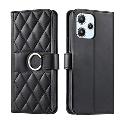 Lucyliy Compatible with Xiaomi Redmi 12 Case Flip