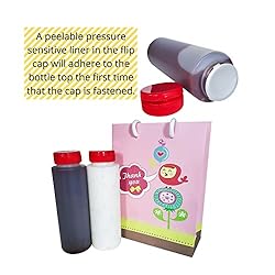 kelkaa 16oz HDPE Plastic Squeeze Bottles with Wide