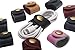 Cord Organizer, Earbud Holder, Leather Cord Organizer, Headphone Ties, Leather Cord Wrap, Cord Keeper, Cord Organizer Leather, 6 Pack Genuine Leather Handmade Cord Organizer