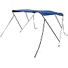 TMS-3-BOW-Bimini-Top-Frame-Boat-Cover-6L-x-54H-x-79-84W-Navy-Blue-with-Mounting-Hardware-and-Zipper-Boot