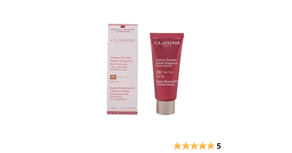 clarins super restorative tinted cream spf 20