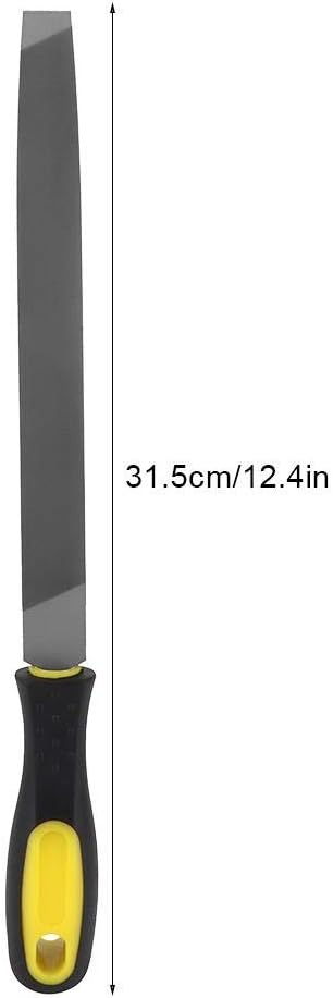 8in Flat Mill File Smooth Blade with Handle File Sharpening Tool Engineers Engineering Metal Sharpening File - Image 3