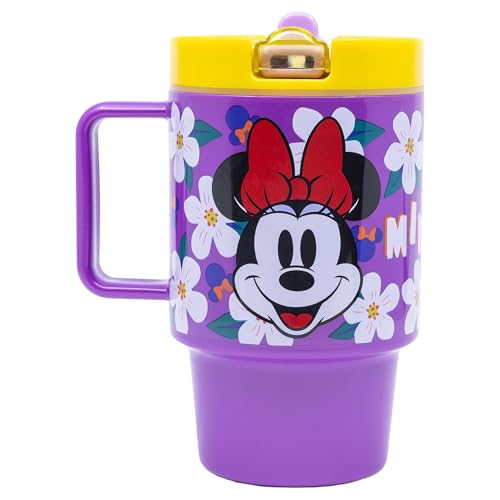 Stor Minnie Tasse en Plastique pour Enfant avec Couvercle 530 ML