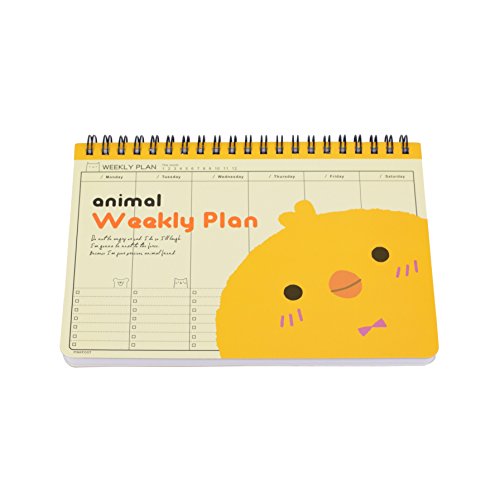 Twone Animal Weekly Planner - Organizers for Kids - 7.5