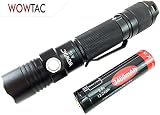 WOWTAC A1S LED Flashlight, Pocket-Sized LED Torch, Super Bright 1150 Lumens CREE LED, IPX7 Water Resistant, 5 Modes Low/Mid/High/Trubo/Strobe for Indoors and Outdoors (WOWTAC A1S CW)
