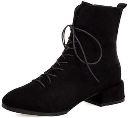 black slouch ankle boots flat