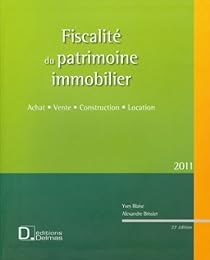 Fiscalité du patrimoine immobilier