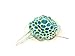 Handmade Mini Sky Blue Stingray Art Glass Blown Sea Animal Figurine - Model Y2016