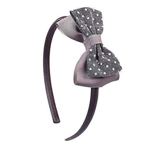 Buy Styling Fashion Elegant Checks Black Grey Colour Bow Hair
