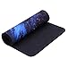 Rantopad H1X Nebula Silky Cloth Extended Gaming Mouse Pad & Keyboard Pad with Stitched Edges, Rubber Base, 35.5x13x0.15 inches
