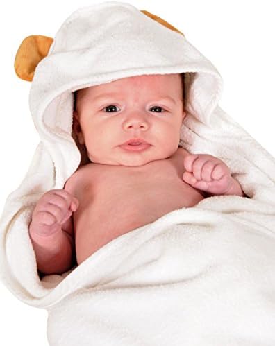 Goodsprings Bamboo Hooded Baby Towel | 500 GSM | 35" x 35", Suitable for Infants and Toddlers | Antibacterial, Hypoallergenic & Anti-Static | Super Soft to Keep Your Baby Comfortable