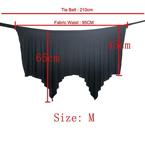 ModLatBal Women's Latin Dance Skirt Skate Wrap Scarf Tango Dancewear Swing Rumba Dancing Costume - Thumbnail 2