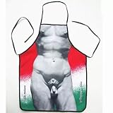Everun The David statue Sexy Kitchen Pub Party Apron Funny Creative Cooking Aprons for husband men boyfriend Easter Day's Gifts