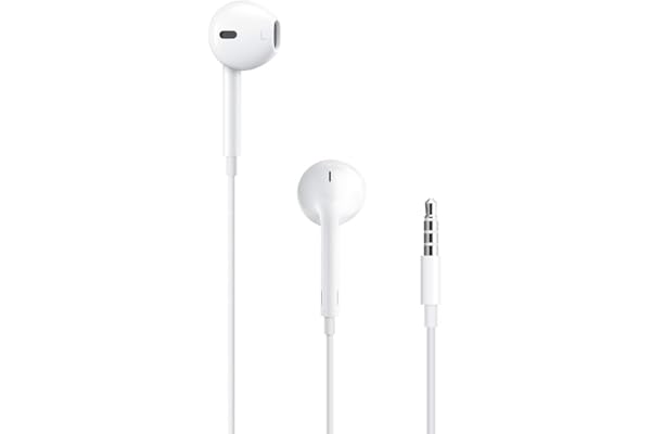 Apple EarPods Headphones with 3.5mm Plug, Wired Ear Buds with Built-in Remote to Control Music, Phone Calls, and Volume