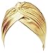 EachWell Women Pleated Ruffle Stretch Turban Hat Hair Wrap Cover up Sun Cap