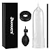 Penis Vacuum Pump with Durable Sleeve for Powerful Tight Suction, PALOQUETH Penis Enlargement Pump with Clear Cylinder Measurement Marker Quick Air Release Valve for Beginners Safe Pumping 9 Inch