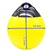 X-Haibei 1 Boat Fender Ball Round Anchor Buoy, Dock Bumper Ball Inflatable Vinyl Shield Protection Marine Mooring Buoy (Yellow, A25(D9.8* H12.2INCH))