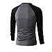 Fancyqube(TM) Men Raglan Sleeve Casual T-Shirt Tops