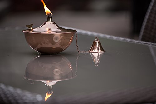 Legends Direct Maui Tabletop, Landscape Torch, Patio Light, Tabletop Lantern, Lighting (Smooth Copper) - Thumbnail 5
