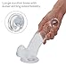 8.6 inch Dǐldo Soft Flexible Female Personal Relax Massager with Handsfree Suction Cup for Beginners Health Material