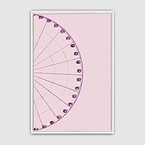 Framed Canvas Wall Art Minimalistic Painting Canvas Prints Home Artwork Decoration for Living Room,Bedroom - 16x24 inches
