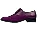 Bolano Mens Vertical Emboss and Faux Suede Oxford Dress Shoe With Black Sole Style Strider