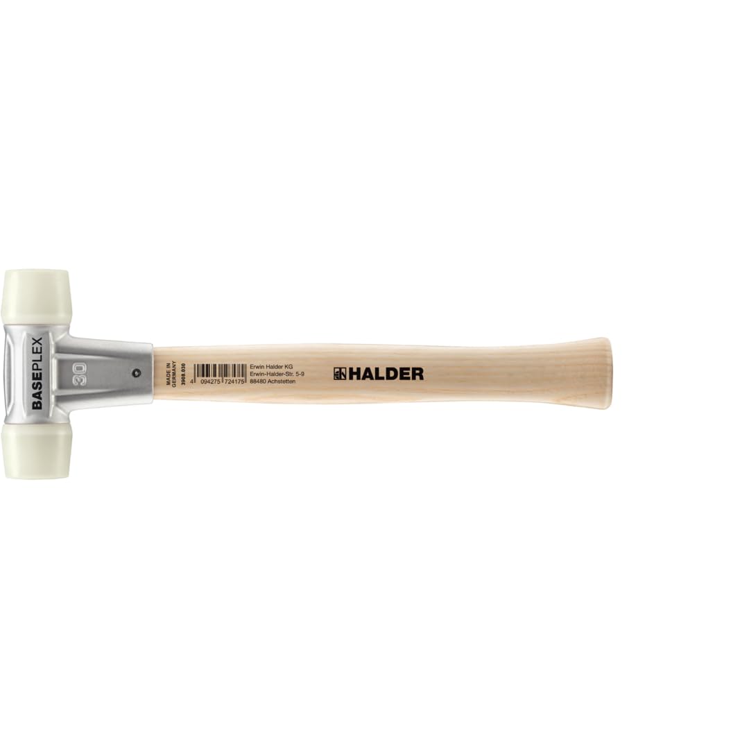 Halder 3908030 30 mm EH 3908 "Baseplex" Nylon Soft-Face Mallet - Multi-Colour