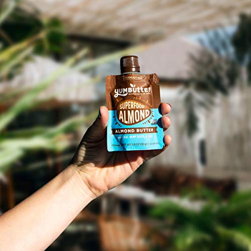 Superfood Almond Butter Packets by Yumbutter, Individual Snacks, Gluten Free, Vegan, Non-GMO, 1.8oz Packet (Pack of 10) - Thumbnail 5