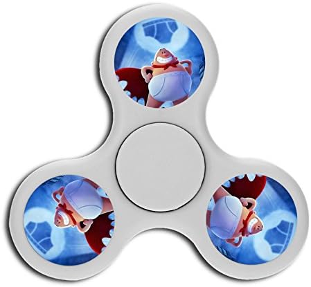 MhugYza Captain Youtube Cartoon Underpants Safe Hand Fidget Spinners Finger Toy 3-5min Fast Balanced Durable Bearing for Stress Relief ADD ADHD for Kids Adults Double-Face Plastic