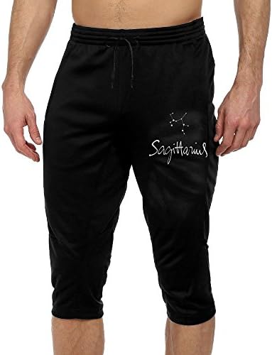 Men's Horoscope Sagittarius Drawstring Waist Cropped Shorts
