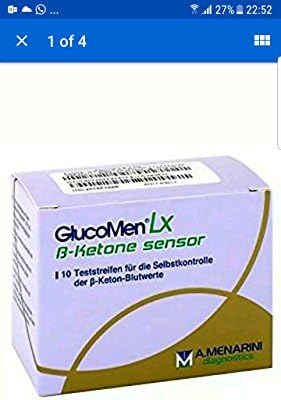 Glucomen LX B-Ketone self Monitoring Sensors 1x10 by Glucomen