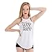 Gia-Mia Dance Girls' Big Love and Hip Hop Tee, White, Small