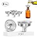 Yesker Stainless Steel Mini Funnel for Essential Oil Bottles Flasks 6PCS