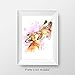 7Dots Art. Mom and baby. Watercolor Art Print, poster 8