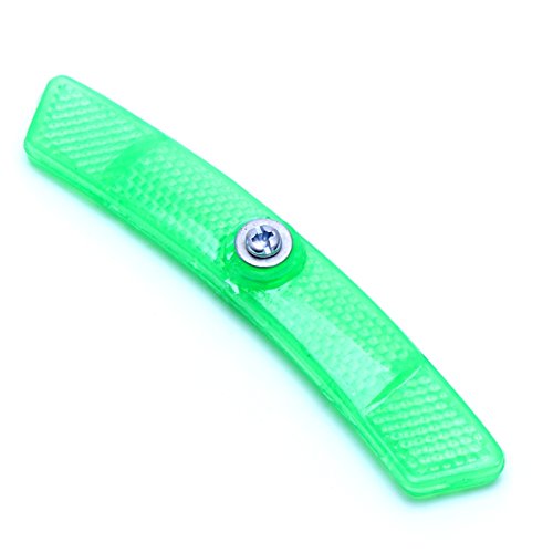 Kofun Bicycle Light Spoke Bike MTB Road Warning Reflective Reflector Wheel Rim Safety 4 Packs Green - Thumbnail 2
