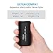 Shinngo 6700mAh Mini Portable Charger Ultra Compact External Battery Pack 2.1A Power Bank with Digital LCD Screen, Flashlight and Travel Pouch for Smartphones Tablets etc. (Black)