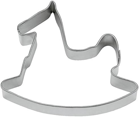 Staedter Tinplate Rocking Horse Cookie Cutter, 5 cm, Stainless Steel