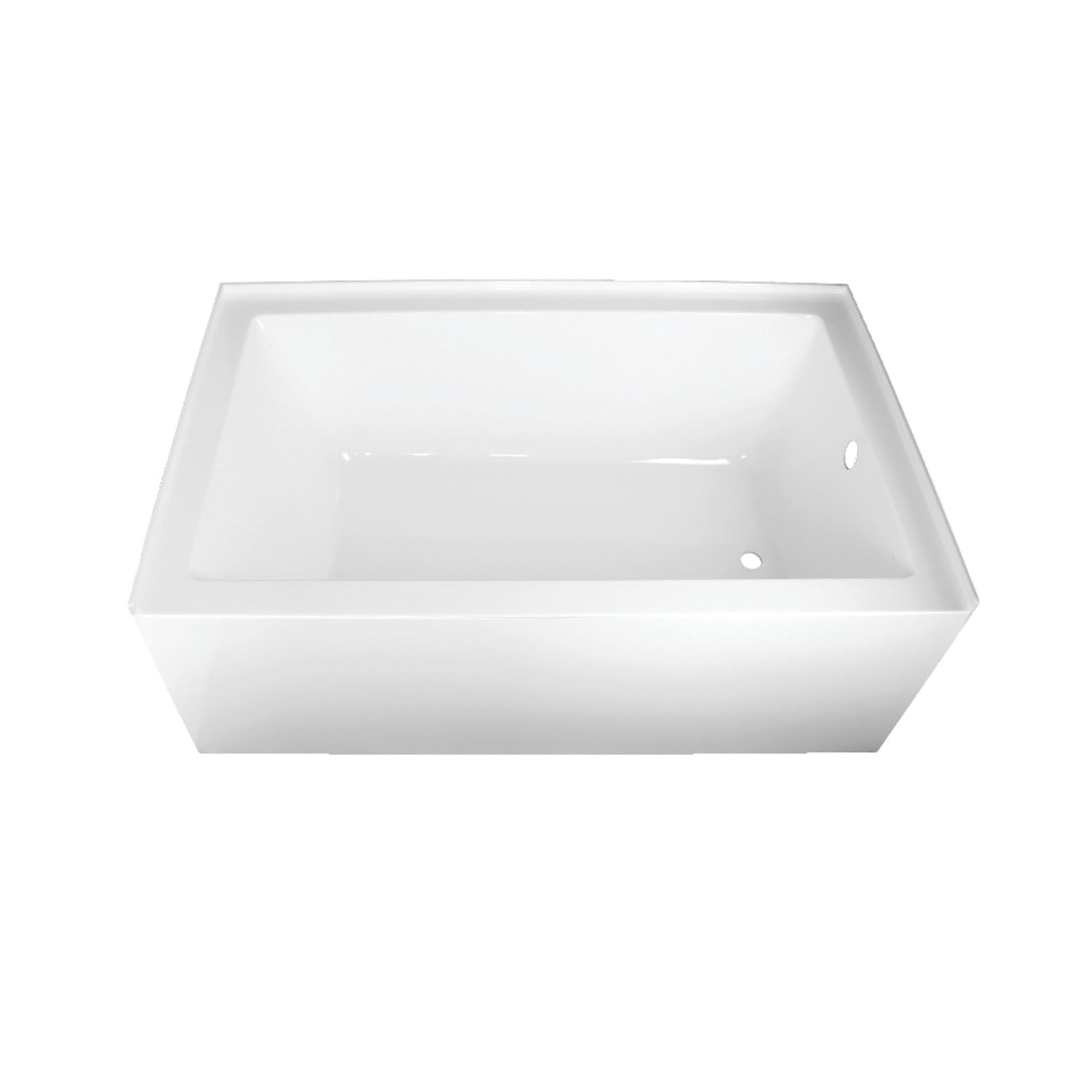 Photo 1 of (truck?trailer pick up only)
Kingston Brass Aqua Eden VTAP603622R 60-Inch Acrylic Alcove Tub with Right Hand Drain, White