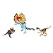 Animal Planet Prehistoric Dino Valley Playset - Dilophosaurus, Oviraptor, and Baby Dilophosaurus