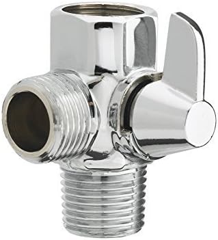 Aquaus Brass Diverter Valve for Shower - Easily Connect to 1/2'' Shower Pipe Threads