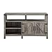 Home Accent Furnishings Tucker 58 inch Barndoor Highboy TV Stand in Grey Wash
