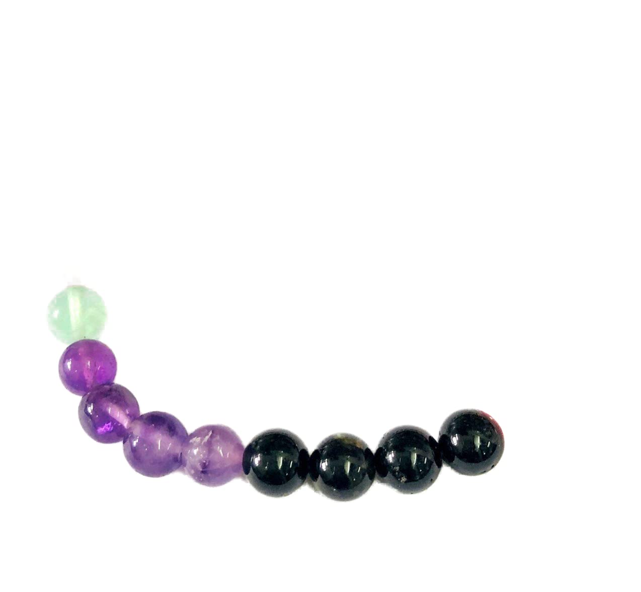 crystalmiracle Quartz Amethyst Citrine Fluorite Agate Beads Bracelet 7 MM Crystal Healing Fashion Gift Positive Energy Wellness Gemstone Handcrafted Accessory