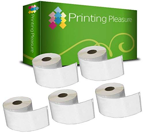 Printing Pleasure 5X Compatible with Seiko 99019 59mm x 190mm Lever Arch Labels Rolls (110 Labels per Roll) for LabelWriter 4XL 450 400 330 320 310 Twin Turbo Duo Seiko SLP 450 440 430