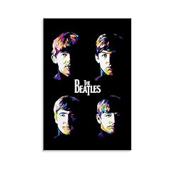 XYDQ Poster sur toile The Beatles Band 1 et décoration murale – 40 x 60 cm - Les Beatles, Paul McCartney, John Lennon, RIngo Starr, George Harrison