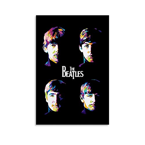 XYDQ Poster sur toile The Beatles Band 1 et décoration murale – 40 x 60 cm - Les Beatles, Paul McCartney, John Lennon, RIngo Starr, George Harrison XYDQ Poster sur toile The Beatles Band 1 et décoration murale - 40 x 60 cm